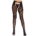 Rose Lace Crotchless Tights with Open Back - Desireshop.nl