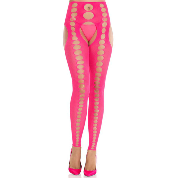 Seamless Opaque Footless Suspender Hose - Desireshop.nl