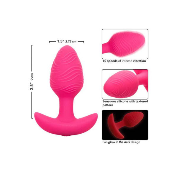 CalExotics - Cheeky Glow Vibrerende Plug S 10 Standen & Waterdicht - Afbeelding 4