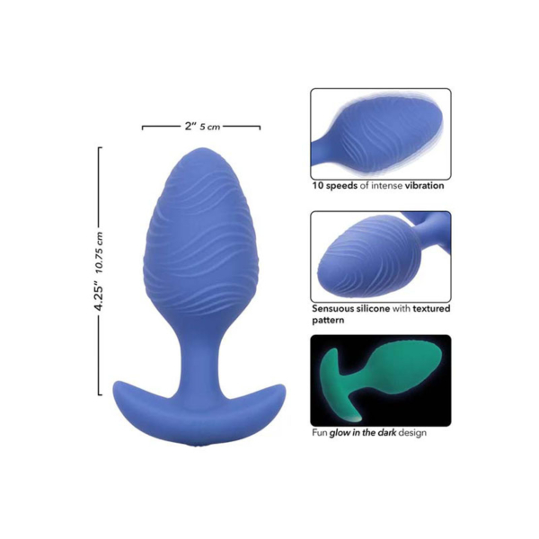 Cheeky Glow Vibrating Plug L - Desireshop.nl