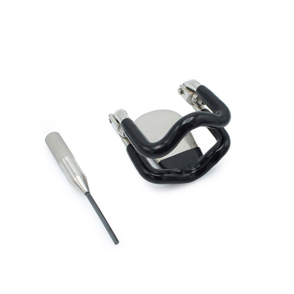 Stalen kaakslot met zwarte coating - Desireshop.nl