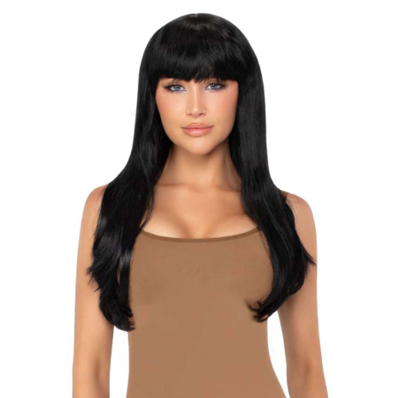 Leg Avenue – Bangin' Lange Pruik met Pony - Desireshop.nl