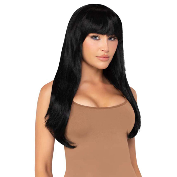 Leg Avenue – Bangin' Lange Pruik met Pony - Desireshop.nl