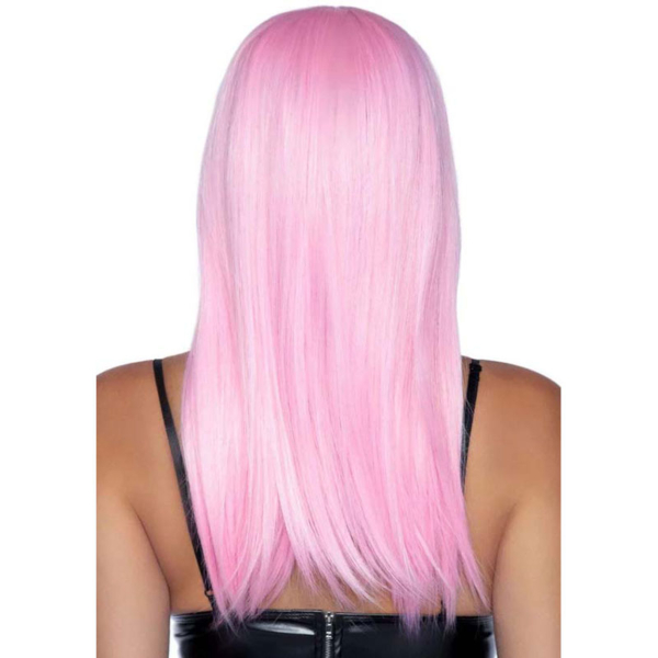 Leg Avenue - Lange roze ponypruik - Desireshop.nl