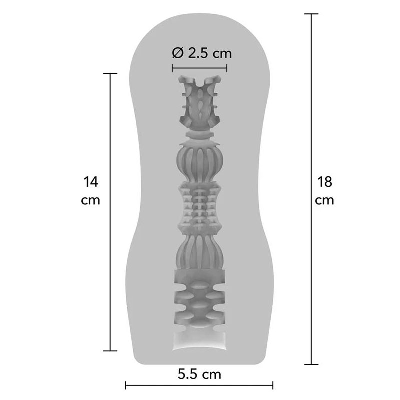 Toyjoy – Clear Grip Vacuum Stroker - Desireshop.nl