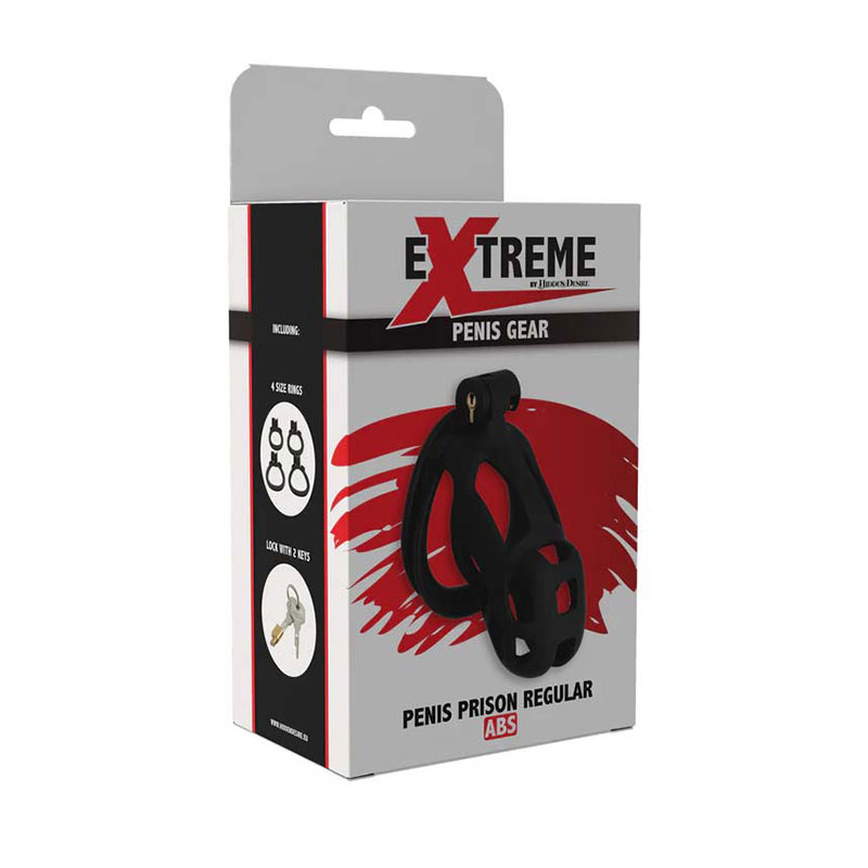 Hidden Desire - Penis Prison Cock Cage Black - Desireshop.nl