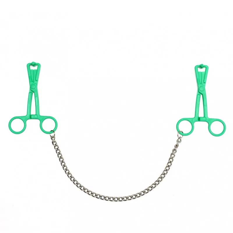 Schaar Tepelklemmen Met Ketting - Desireshop.nl