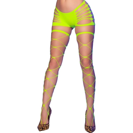 Chilirose - Neon Groene Netkousen CR4264 - Desireshop.nl