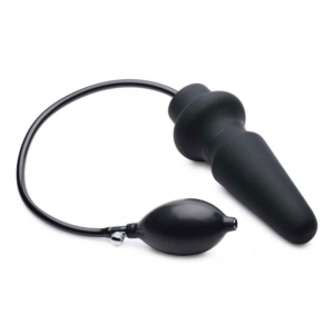 XR Brands – Ass-Pand Grote Opblaasbare Siliconen Buttplug - Desireshop.nl