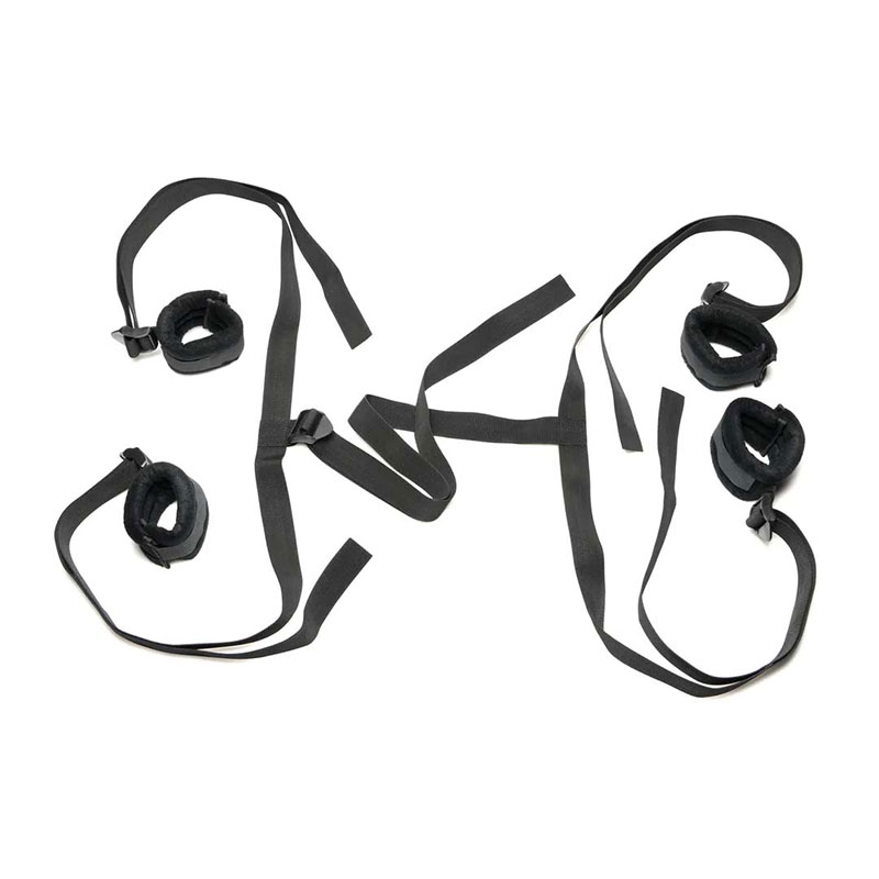 XR Brands - Lover's Bed Restraint System - Desireshop.nl